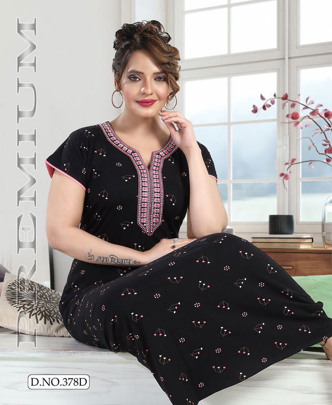 Trendz Shinker Vol 378 Daily Wear Nighty Wholesale Night Suits
